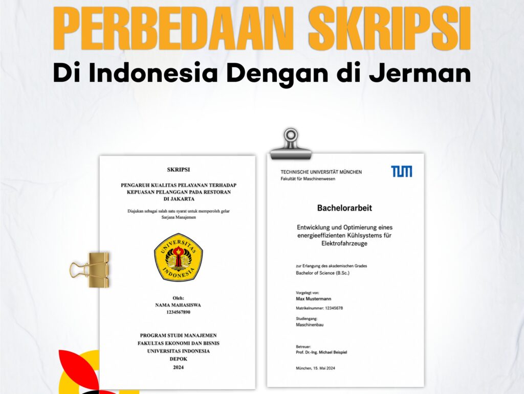 Perbedaan Skripsi di Indonesia dan Jerman